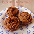 Cupcakes de crema de chocolate