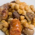Potaje de garbanzos con mollejas