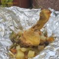 MUSLOS DE POLLO AL PAPILLOT