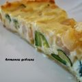 QUICHE HOJALDRADA DE CALABACIN Y GAMBAS