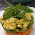 Tartar de calabaza y aguacate