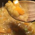 SOPA DE CALABAZA , APIO Y LECHE DE COCO