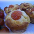Muffins de tomates cherry y queso de cabra
