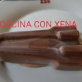 Polos de chocolate cremosos, con cacao