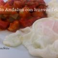Pisto Andaluz con huevos fritos