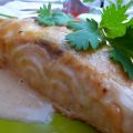 Salmón con miel y mostaza.