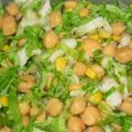 Ensalada de garbanzos y gambas