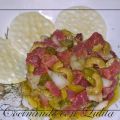 Tartar de salmón marinado con remolacha y vodka[...]