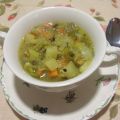 SOPA DE VERDURAS con PISTACHOS