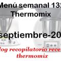 Menú semanal 132  con thermomix