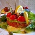 Tartar de tomates, pepino y aguacate con[...]