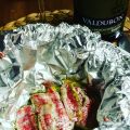 Salmonetes en papillote