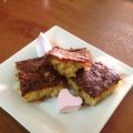 Brownie de Fresa y Schoko Bons