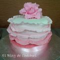 Tarta de chocolate y fondant
