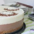 Tarta de dos chocolates