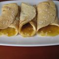 Torti-crepes con mermelada de ciruela