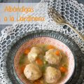 Albóndigas a la jardinera