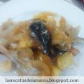Receta de Merluza con cebolla caramelizada y[...]