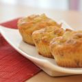 Muffins de gorgonzola, pera y nueces