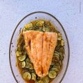 Salmon con soja y miel