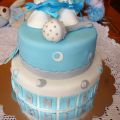 Tarta bautizo Daniel