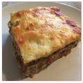 Lasaña de Carne y Champiñones