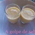 Sopa de pepino y melocotón