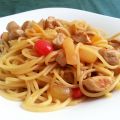 Recetas fáciles: Espaguetis con cerdo y frutas[...]
