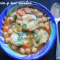POTAJITO DE GARBANZOS CON COCOCHAS DE BACALAO