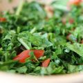 ENSALADA DE RÚCULA, TOMATE Y PEREJIL