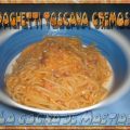 Spaghetti a la Toscana cremosa