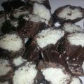 Dulce de coco y chocolate