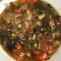 SOPA DE VERDURAS, HORTALIZAS Y TOFU MARINADO