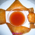 Langostinos envueltos en masa filo