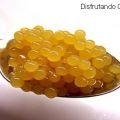 Falso Caviar de fruta (esferificaciones)