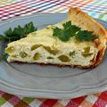 Receta de quiche de zucchini y puerro