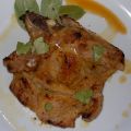 Chuletas de cerdo al limón  y cerveza