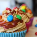 Peanut Butter Caramel Cupcakes