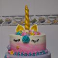 Unicorn Cake For Arlet 4 Birthday