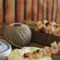 FONDUE DE QUESO CON BROCHETAS DE GAMBAS
