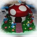 TARTA DE LOS PITUFOS