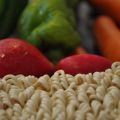 Tallarines con verduras