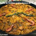 PAELLA DE BOLETUS Y AJOS TIERNOS DE LUIS