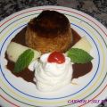 PUDIN DE MANZANA CON SALSA DE CHOCOLATE