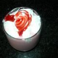 BATIDO DE FRESAS CON NATA