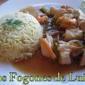 POLLO ESTILO ORIENTAL Y ARROZ BASMATI AL CURRY