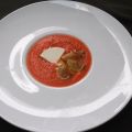 Salmorejo de Pimientos Rojos, Queso de Cabra e[...]