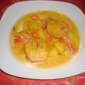 Pescado en salsa con patatas