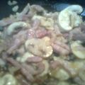 PASTA CON BEICON Y NATA