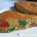 TORTA BIZCOCHADA DE FRUTOS SECOS Y GUINDAS